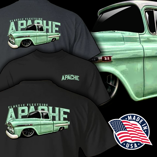 Chevy Apache truck Shirt, Chevy 3100 shirt, Fleetside truck shirt, C10 Shirt, First Gen C10 shirt , C10 Truck T-Shirt
