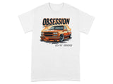 Orange lowered C/K 1500 truck graphic with "OBSESSION" text.