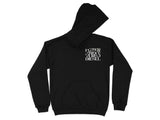 Black hoodie with white text reading "POWER STROKE TURBO DIESEL" on the chest.